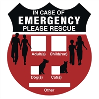 In Case of Emergency Sticker is a great thing to have on you in the case of an emergency