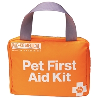 Pet First Aid Kit in soft-sided zippered case contains all the necessary items you'll need to take care of your pet during an emergency.