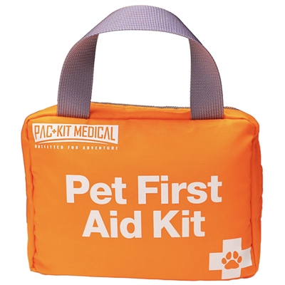 Pet First Aid Kit in soft-sided zippered case contains all the necessary items you'll need to take care of your pet during an emergency.
