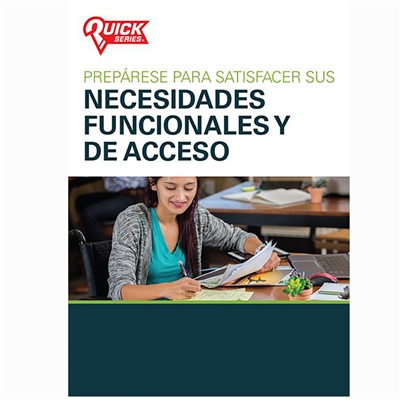 SPANISH Emergency Preparedness for People with Access and Functional Needs