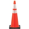 Orange Traffic Cone 36" with Reflective Stripes