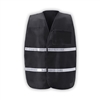 Incident Command Vest with Stripes - Black