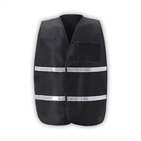 Incident Command Vest with Stripes - Black