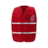ICS Red Reflective Vest