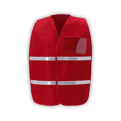 ICS Red Reflective Vest