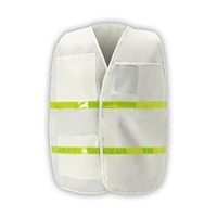 Incident Command Vest with Stripes - White