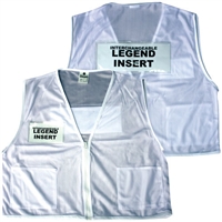 ICS Deluxe Mesh Vest - White