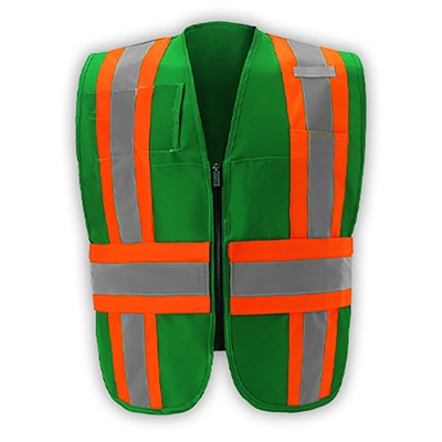 ICS Deluxe Vest with Stripes - Green