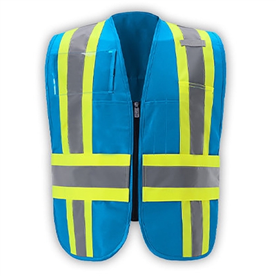 ICS Deluxe Vest with Stripes - Blue