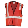 Mesh Vest with Stripe RED Large X-Large
