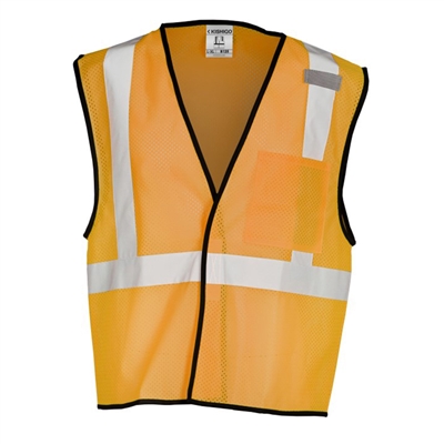 Mesh Vest with Stripe YELLOW Large X-Large