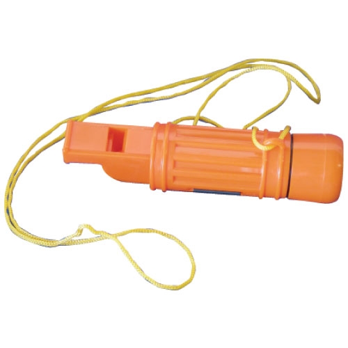5 in 1 Survival Whistle with a matchbox, compass, fire starter