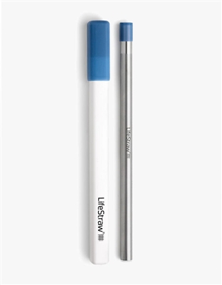 LifeStraw Sip Straw Filter with Carry Case - Stormy Blue