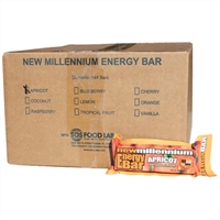 Millennium Energy Bar - Apricot - Case of 144 Expires May 2031