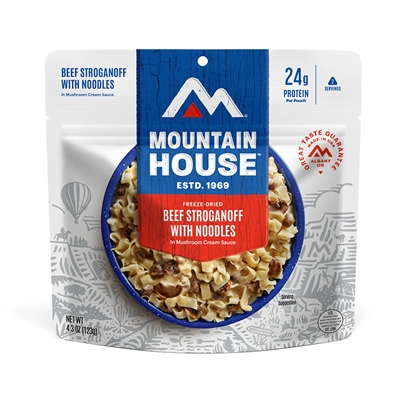 Mountain House Stroganoff with Beef & Noodles