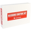 Durable wall-mounted cabinet designed to store stop the bleed medical equipment.
