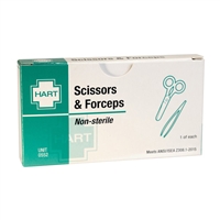 Scissors & Forceps - 1 each per Unit Box