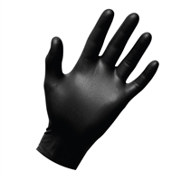 Black Nitrile Exam Gloves - Large 100 Pack