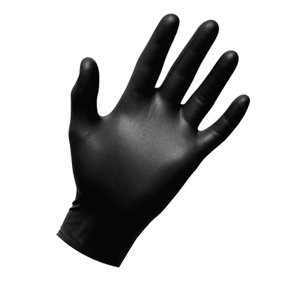Black Nitrile Exam Gloves - X-Large 100 Pack