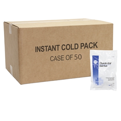 Large Instant Cold Pack - 6"x9" - 50 Pack