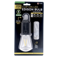 200 Lumen Clip-On LED Rechargeable Edison Bulb