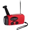 Handheld Solar Dynamo Powered Flashlight with Radio