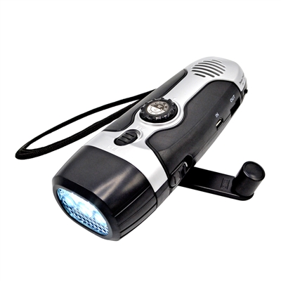 4 in 1 Dynamo Emergency Radio Flashlight