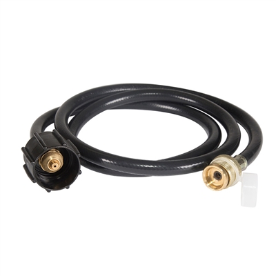 6Feet Propane Adapter Hose with 1LB Propane Gas Pressure