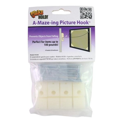 QuakeHold Picture Hook 100 lbs