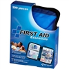 Large First Aid Kit in packaging that shows the different sized bandages and salves inside
