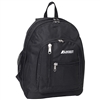 Double Compartment Backpack - Black